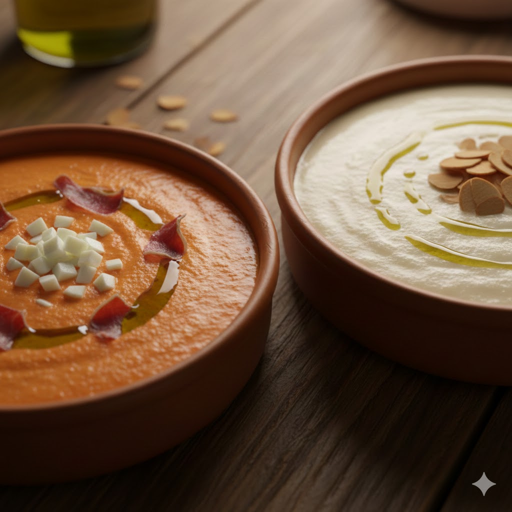 Salmorejo y Ajoblanco Cordobés